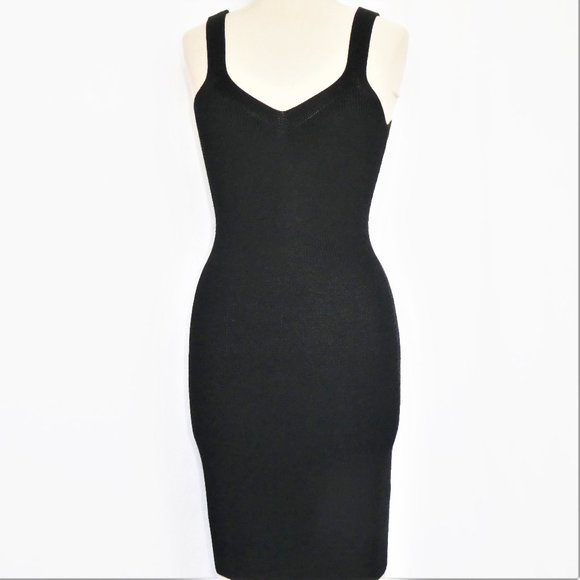 Elegant Black Mini Dress - Picture 2 of 16